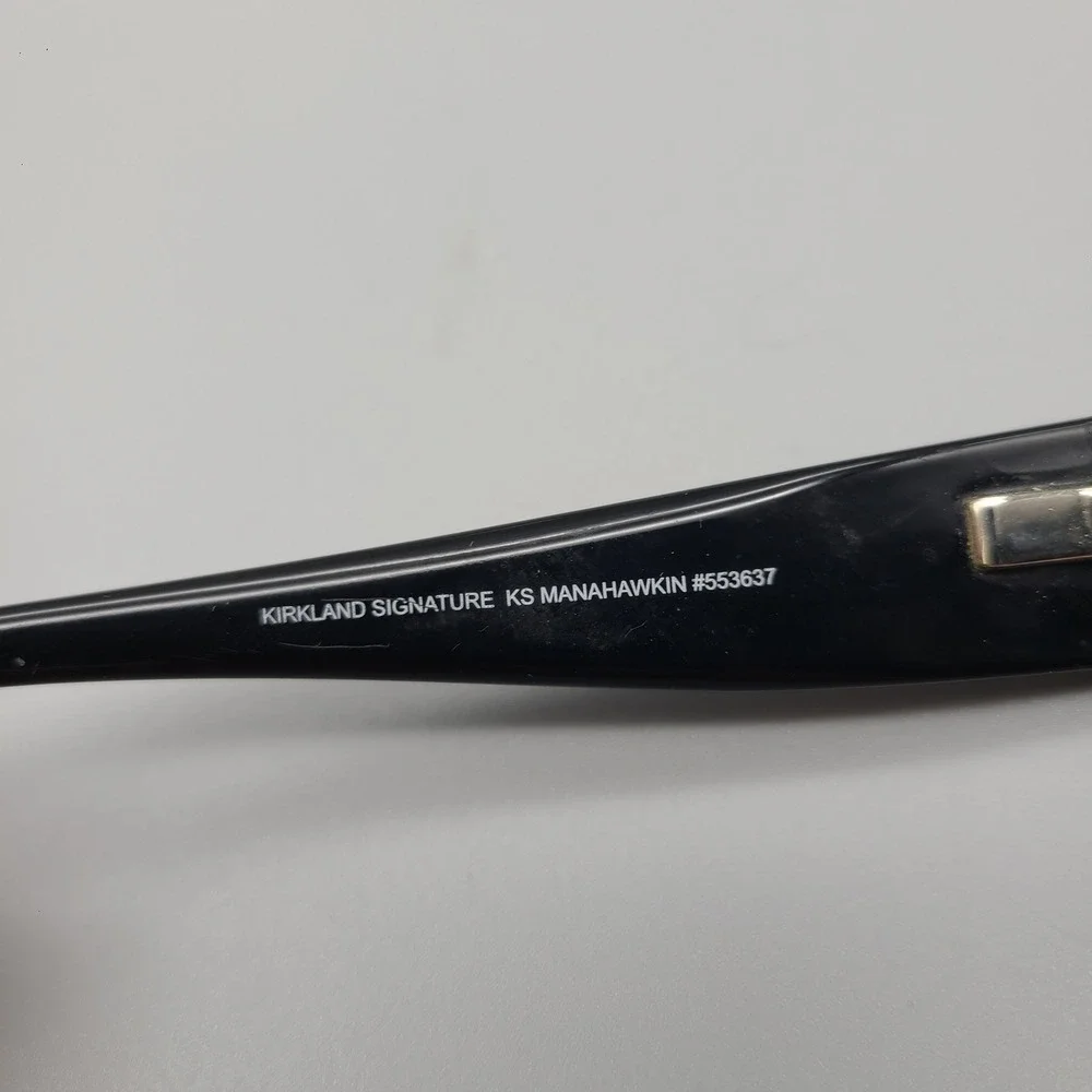 Kirkland Signature KS Manahawkin Black Floral Eyeglasses 53-16-135 #553637